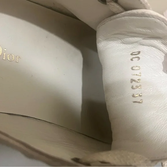 Dior Women's Monogram Black and White Sneakers - Picture 5 of 6